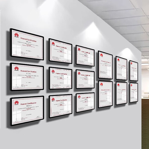 Bezan a4 acrylic photo frame wall hanging teacher profile image wall suspended certificate display frame honor wall patent certificate frame white-A4 21*29.7cm