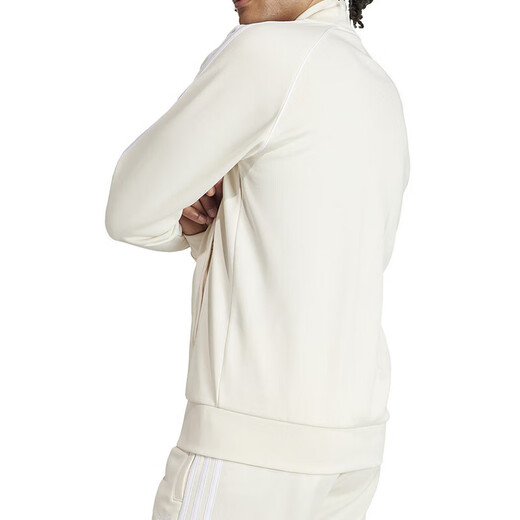 阿迪达斯三叶草外套男装 2024春季新款SST TT户外健身运动服立领休闲夹克 IR9864/象牙白 XL /建议190-210斤