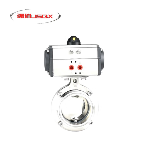 Válvula de mariposa de carga rápida de acero inoxidable neumático 304 D681X-16X CLAMP HORIZONTAL HORIZONTAL DE HIGENTA Food Válvula de carga rápida 63 UNO USE SINGLE