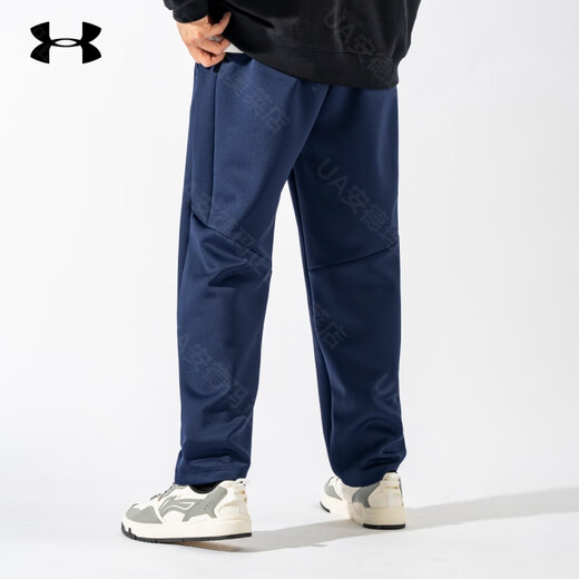 Under Armor men's trousers autumn and winter new straight-leg all-match sweatpants casual sports trousers 24600706 black 24600706-001 L