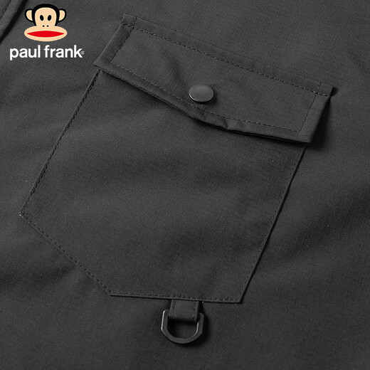 Big Mouth Monkey (Paul Frank) Camiseta de manga larga Camisa de trabajo suelta para hombres.