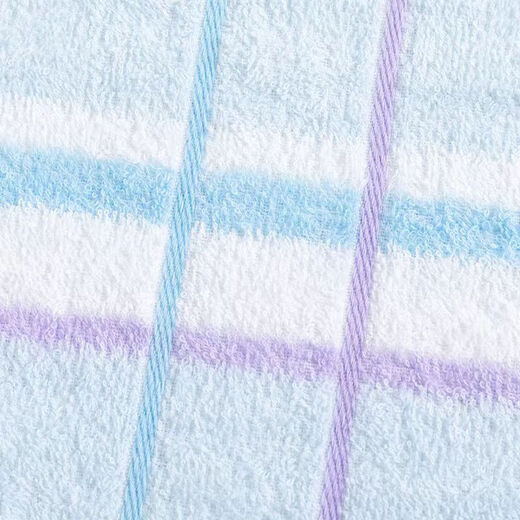 
414 towels Shanghai Zhongpai Cuizhong towel color strips are pure cotton plain color absorbent face towel soft household ball 1225 blue + pink 0 strips 12250 strips 0g 78X34CM 0G