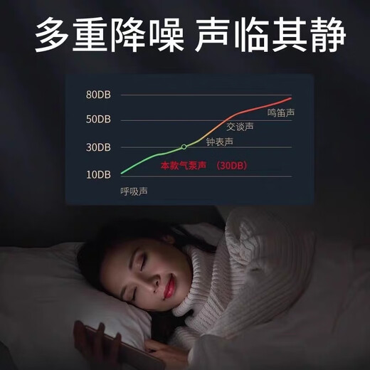 仟鱼氧气泵静音增氧移动充电交直流大气量户外打氧增氧机养鱼家用 QY9901交直流 6瓦【裸泵】
