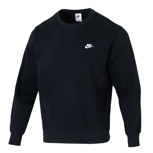 Nike (Nike) Толстовка Мужской 2025 Осенью Новая спортивная одежда модная тенденция Удобная Терри повседневная вершина круглая шея FN3889-010 M