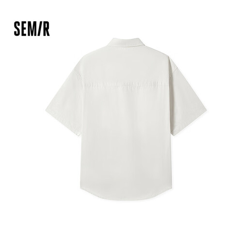 Semir short-sleeved T-shirt men's pure cotton shirt jacket workwear old washing summer top 101324104111
