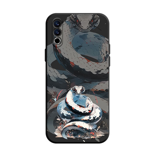 
Lan Mumu is suitable for Meizu 20 mobile phone case 20pro fashion brand creative cartoon twenty silicone soft shell high-end 2025 new dark zodiac full-cover anti-fall protection case classic black-dark zodiac rabbit Meizu 20