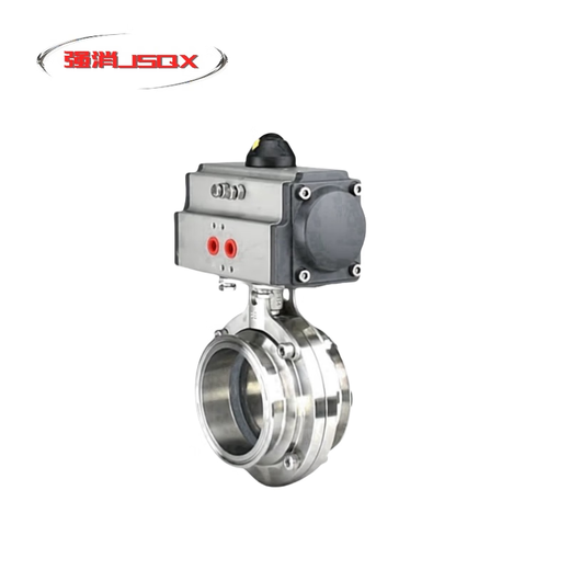 Válvula de mariposa de carga rápida de acero inoxidable neumático 304 D681X-16X CLAMP HORIZONTAL HORIZONTAL DE HIGENTA Food Válvula de carga rápida 63 UNO USE SINGLE