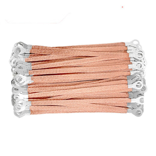 Zhizhan Xuxin bridge grounding cable soft copper jumper 2.5 square meters 18mm in the nose hole of the wire at both ends