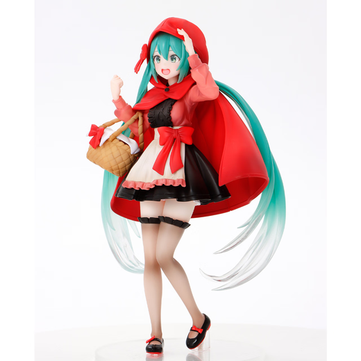 Repérez le véritable taito hatsune miku miku petit démon de la beauté somnifère figure cadeau homme hatsune miku petit hood rouges [environ 18 cm de haut] tout nouveau authentique