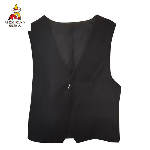 Scarecrow (mexikanisch) Koreanischer Stil Trendy Slim Anzugweste für Männer Business Casual Anzug Weste für Männer Pony Clip Best Brudergruppe Jungen Marine Blue Single -Stück Weste 2xl 140 bis 155 Jin [Jin gleich 0,5 kg]