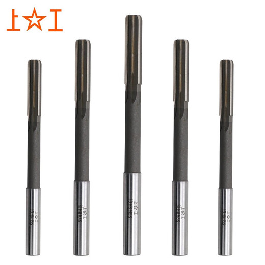 Shanggong 5-pack straight handle machine reamer 6mm_H7 reaming tool tool steel