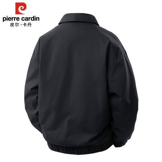 Pierre Cardin jacket men's spring and autumn trendy brand premium lapel jacket men's casual retro top men's Khaki XL