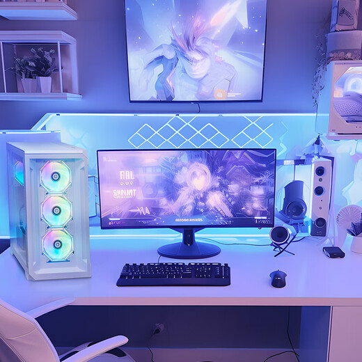 Ningmei Home i9 14900KF/RTX5070Ti/RTX5080/5090D/graphics card flagship e-sports game water-cooled deep learning workstation desktop computer host i9 14900KF+RTX 5070 configuration one