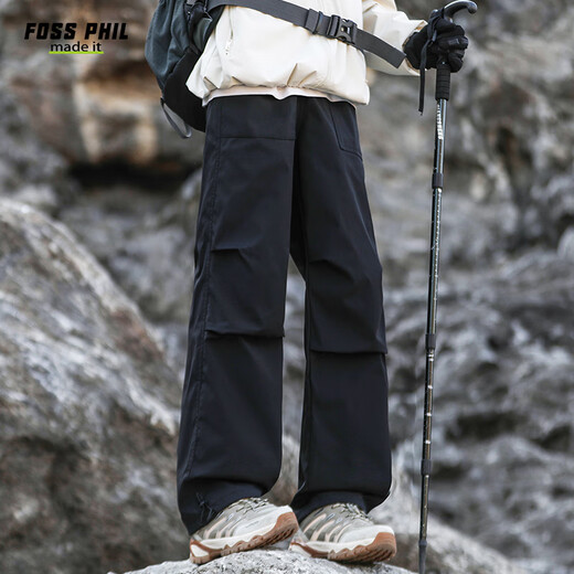 
Foss Phil American work pants men's spring and summer loose straight outdoor charge paratrooper sports casual pants 8398 black L