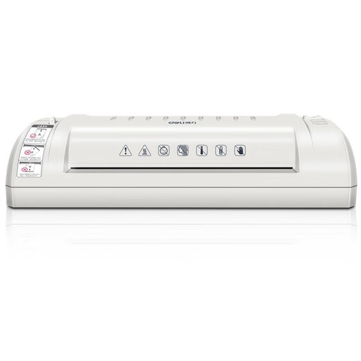 Deli3894 Foto Plastik-Versiegelungsmaschine A3A4 Papier plastizisierender Maschine Büro und Haushaltsfilmbeschichtungsmaschine Handelsklebstoff Maschine A4 Plastikdichtungsmaschine Senden 6-Zoll-Film 100 Stück + Eckfüller