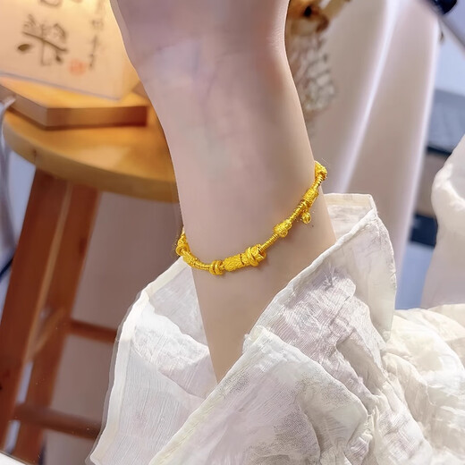 Michelle France's new 18K gold coiled hoop bracelet for women, fashionable and versatile bracelet accessories Coiled 18K gold hoop bracelet