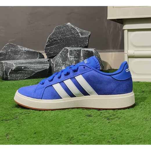 阿迪达斯 （adidas）/男女Grand Court翻毛皮运动低帮休闲板鞋IH1039官方正品官方旗舰 IH6187 42.5