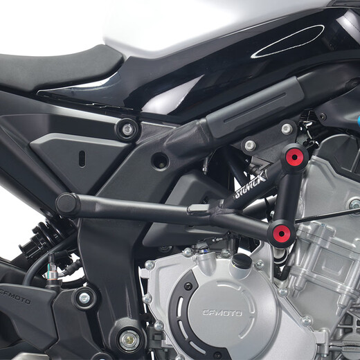 Barra protectora Stuntcx adaptada a Chunfeng 675NK BUMPER CFMOTO MOTOCINA MODIFICACIÓN PIEZAS PIEZAS DE MODIFICACIÓN SIDAGX CARRITO COMPETITIVO (Cabezal de resorte POM de segunda generación)