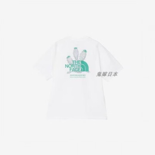北面（The North Face）北面成人款 12593速干仙人掌印花短袖T恤 灰色（CR） XS