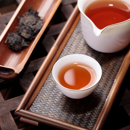 中茶海堤茶叶金花佛手香橼茶福建乌龙茶节日礼盒送礼长辈 海堤金砖 1000g*1盒