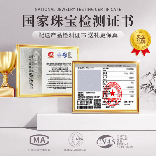 China Gold S925 Silver Broken Silver Necklace for Women 2025 New Clavicle Chain Pendant Practical Birthday Gift for Girlfriends *Free Ghostwriting Greeting Card/Customized Engraving Take this message