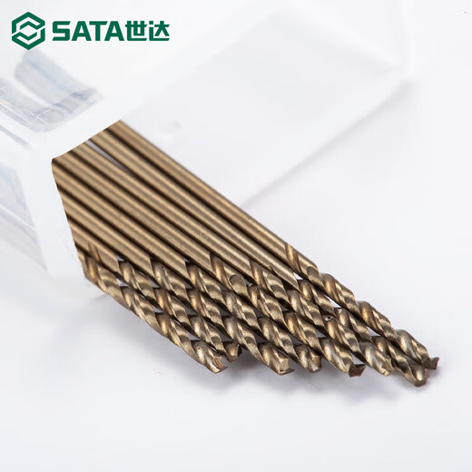 SATA 10-piece set of straight shank cobalt twist drills 4.2 MM 52342
