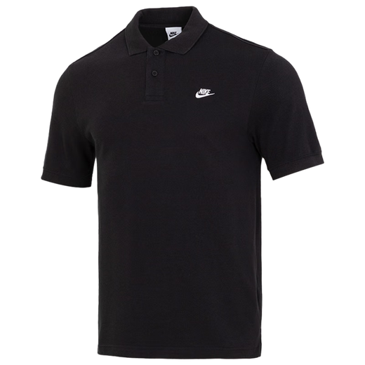 NIKE official men's short-sleeved 25 summer new running fitness sportswear skin-friendly and comfortable casual polo shirt men FN3895-010/pure cotton [main recommendation] M (recommended weight 110 Jin [Jin equals 0.5 kg]-130 Jin [Jin equals 0.5 kg])