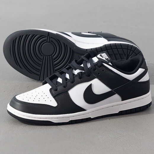 Nike (NIKE) men's shoes, women's shoes, summer and autumn new Dunk Low couple's sneakers, fashionable and versatile low-top casual shoes for women, CW1590-100 black and white panda 40 (GS)