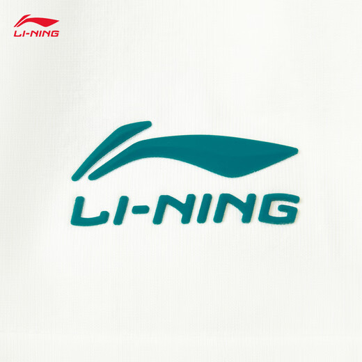李宁（LI-NING）短袖T恤男子25新款潮酷LOGO都市风休闲百搭运动上衣AHSV683 乳白色-1 L