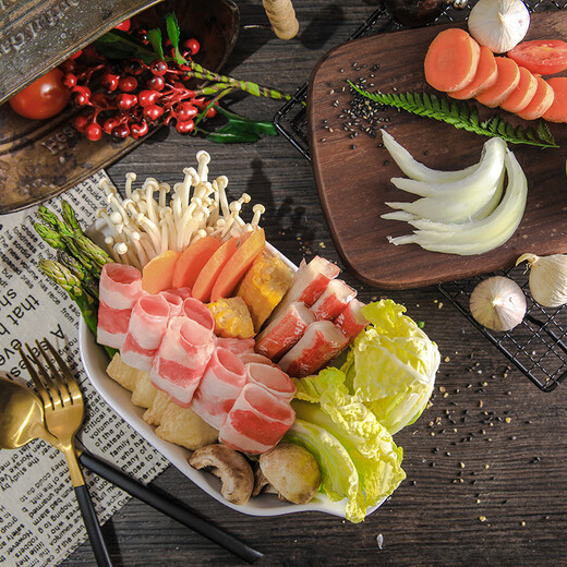 THOMAS FARMS Australian Grain Fed Angus Beef Roll Fatty Beef Roll 1Jin Jin is equal to 0.5kg/bag Beef BBQ Meat Hot Pot