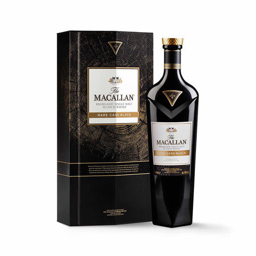 麦卡伦（MACALLAN）单一麦芽威士忌 进口洋酒 奢想湛黑 700ml*1瓶