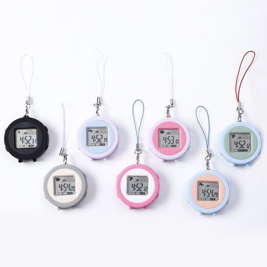 Clock wall watch mini wall watch portable student electronic watch work study exam clock timetable silent luminous watch Jingdong Express upgraded luminous model