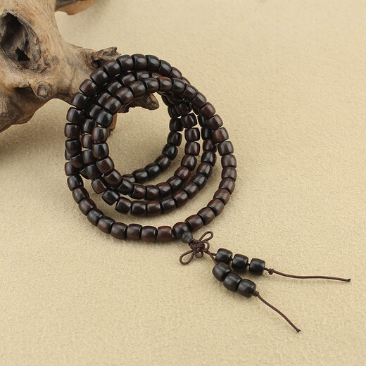 Bucklele Retro Sandalwood 108 Bracelets para hombres y mujeres Versátiles de madera de rosario de mano versátil Joyería cultural simple 1049-1# shenguibao 108 pulseras para 7/8 pulseras