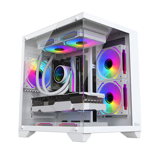 AMD Ryzen R5 9600X/RTX5060/RX9060XT Desktop computer host Rendering design drawing machine High-end e-sports game DIY assembly computer Configuration 2 9600X/RTX5060 White sea view room