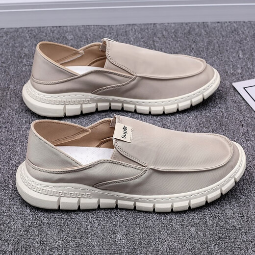 
Zhongfanzhi old Beijing cloth shoes men's summer trendy versatile canvas shoes men's lazy casual shoes breathable trendy shoes YS9901 green 39