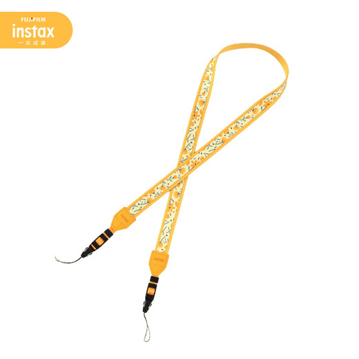 INSTAX Fuji instax camera strap orange floral