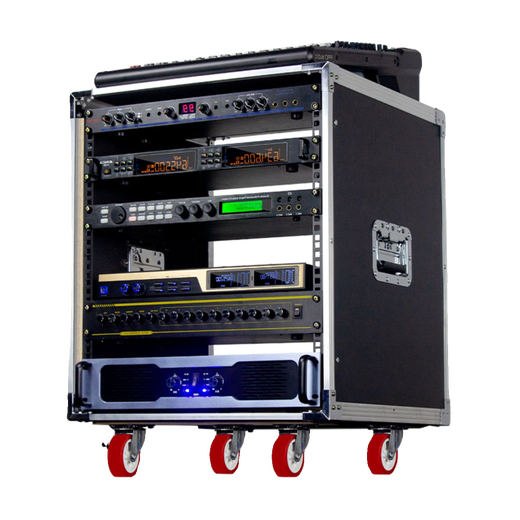 10U/12U/16U white aluminum professional amplifier cabinet flight case aluminum edge mixer KTV audio cabinet rack white aluminum wooden drawer with + screws