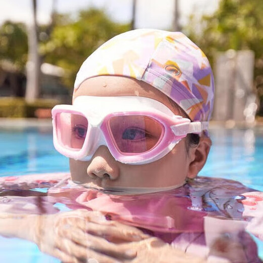 Decathlon [New Product] Swimming Cap Breathable Non-tie Mesh Cloth Children's Printed Swimming Equipment-5455509