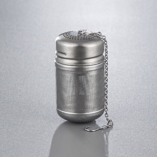 Sailotou pure titanium tea warehouse tea filter lazy tea teapot tea leakage tea water separation tea ball pure titanium ice crystal tea ball with chain-large size