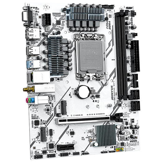 精粤H610/B760主板CPU套装1700针DDR4/DDR5内存台式机电脑游戏主板酷睿i3 12100F/i5 12400F/12600KF 精粤H610M GAMING WIFI主板 搭配i3 