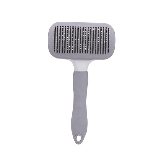 Japanese dog comb, dog hair cleaner, cat hair removal comb, Teddy Bichon needle comb to remove floating hair, square cherry blossom powder self-cleaning comb