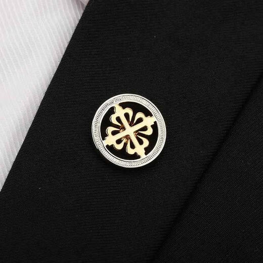 Xiangyouer [Boîte-cadeau] Veste de costume masculin Broche Broche de collier de style chinois Branche Badge Gold Elk Brooch Broche Coll