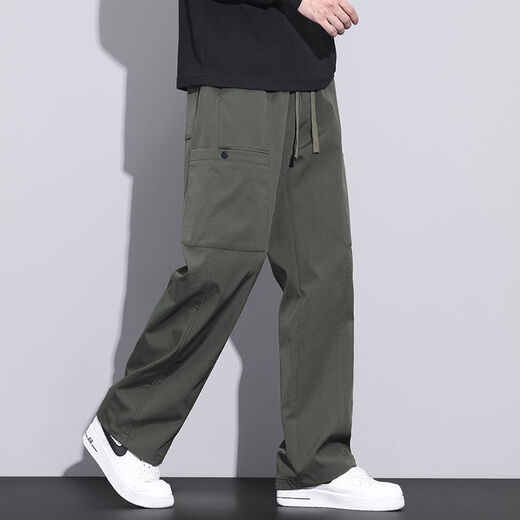 Pantalon décontracté Romon Pantalon de travail pour hommes Pantalons de nouveau style de style nouveau style droit de plancher
