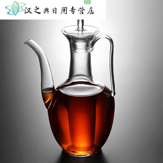 ABDT glass flask household blank flask foreign wine red wine decanter Chinese liquor dispenser glass imitation Song Dynasty hand-held pot