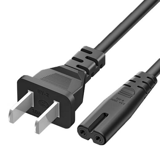 通用适用HP惠普Deskjet 4825 4829 4828 4877 4800打印机电源线数据线 黑色八字电源线 3m