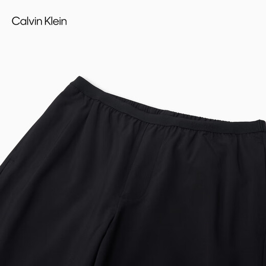 Calvin Klein运动【吸湿速干】25春夏新款男士ck户外跑步训练运动裤GMS5P655 UB1-太空黑 L