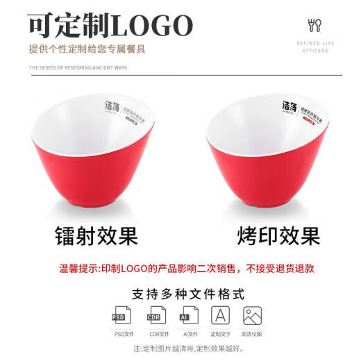 Mélamine Incliné Bol de bouche imitation commerciale Porcelaine Hot Pot Restaurant Table Vérification en plastique Laitue Laitue seau en libre-service Sauce d'assaisonnement Petit ingrédients lb 13063 blanc /