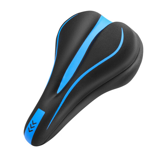 贤祥适用捷安特自行车atx660/620/830/810坐垫套硅胶加厚舒适软座垫套 流线款硅胶【黑蓝】