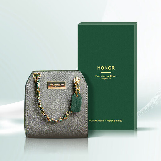 Honor Magic v Flip Flip Mini sac de haute qualité Mini sac d'origine Mini sac à mode portable Portificateur Polding Screen Fashionable Crossing Personality Creative Light Creative and Thin Original Factory Honor Magic V Flip Flip High Quality Mini sac [vert]