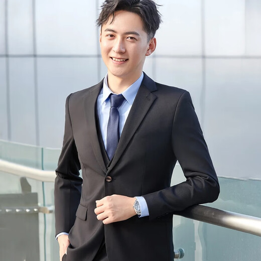 Red Dragonfly Suit Men's Jacket Business Slim Suit Jacket Application Work Professional Formal Groomsman Wear Groom Wedding Dress Black 6XL 175-190Jin Jin equals 0.5 kg